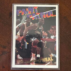 Shaquille O'Neal 1994 Topps basketball card Paint Control #100